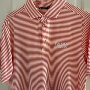 Stripe Pink Polo Shirt